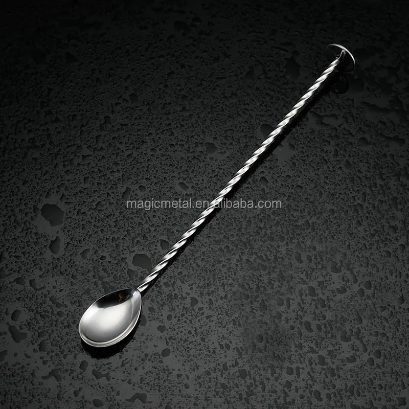 Factory Price stainless steel coffee bar accessories professional barware  mix cocktail barspoon for stirring