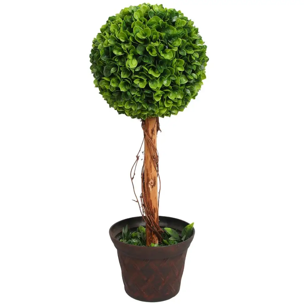 Прямая поставка с завода, пластиковая искусственная топийная зелень, шар бонсай из бонсай, для украшения улицы и помещений