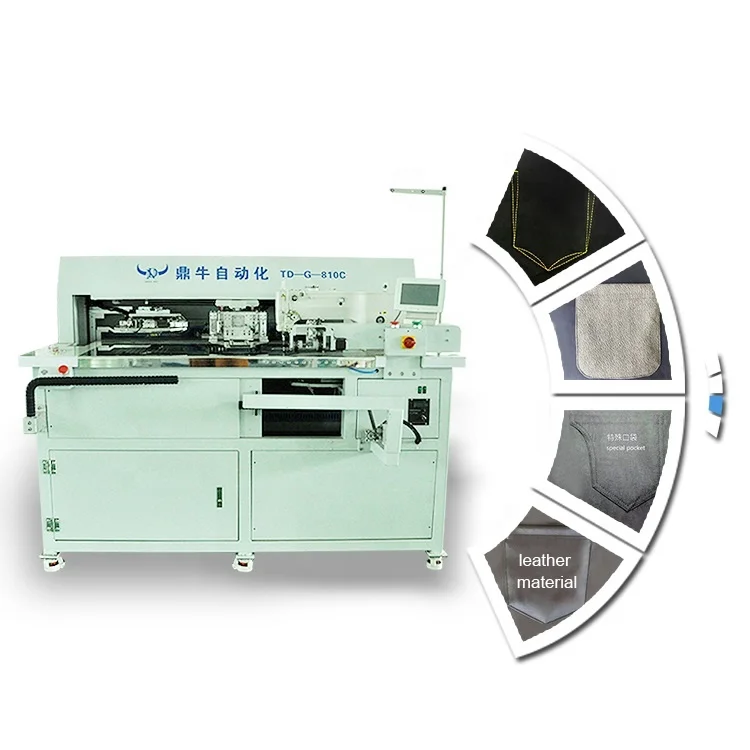 industrial automatic single needle patch pocket sewing machine TD-G-810C
