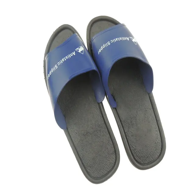 Wholesale PVC Safety Slippers ESD Antis-static Cleanroom Slippers