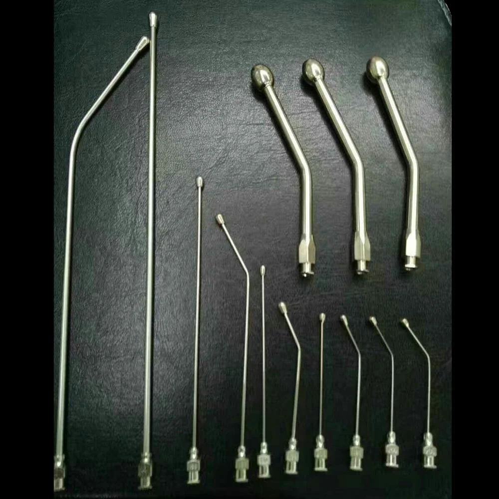 Изогнутая ветеринарная игла из нержавеющей стали для кормления животных