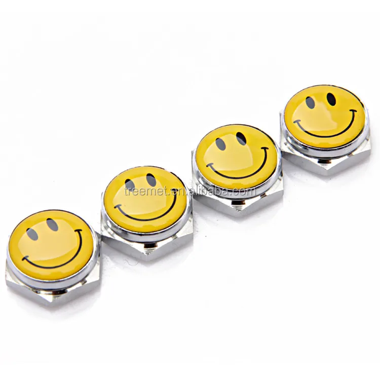 Car License Plate Frame Screw Bolt Cap Cover Fit For Cadillac All Models