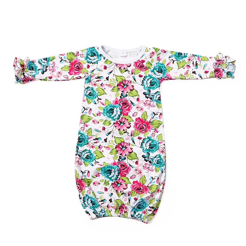 
baby clothes romper newborn baby floral gown with long sleeve 