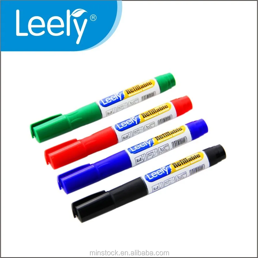 Leery Branded Long Writing Whiteboard Marker with refill ink