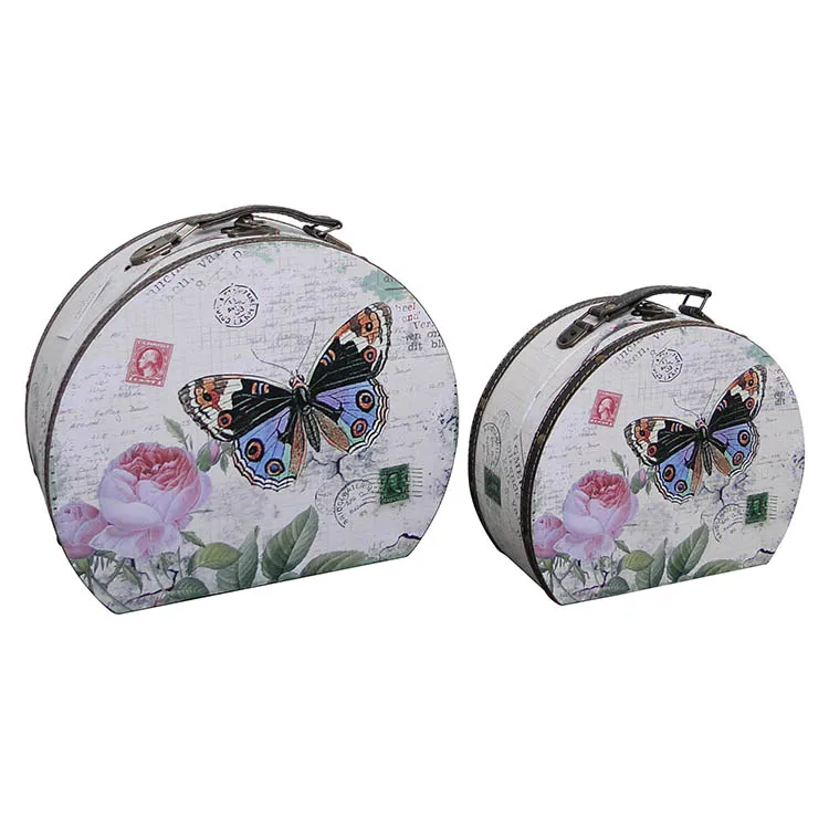 
Audrey Hepburn Design Vintage Lady Decorative Round Suitcase 
