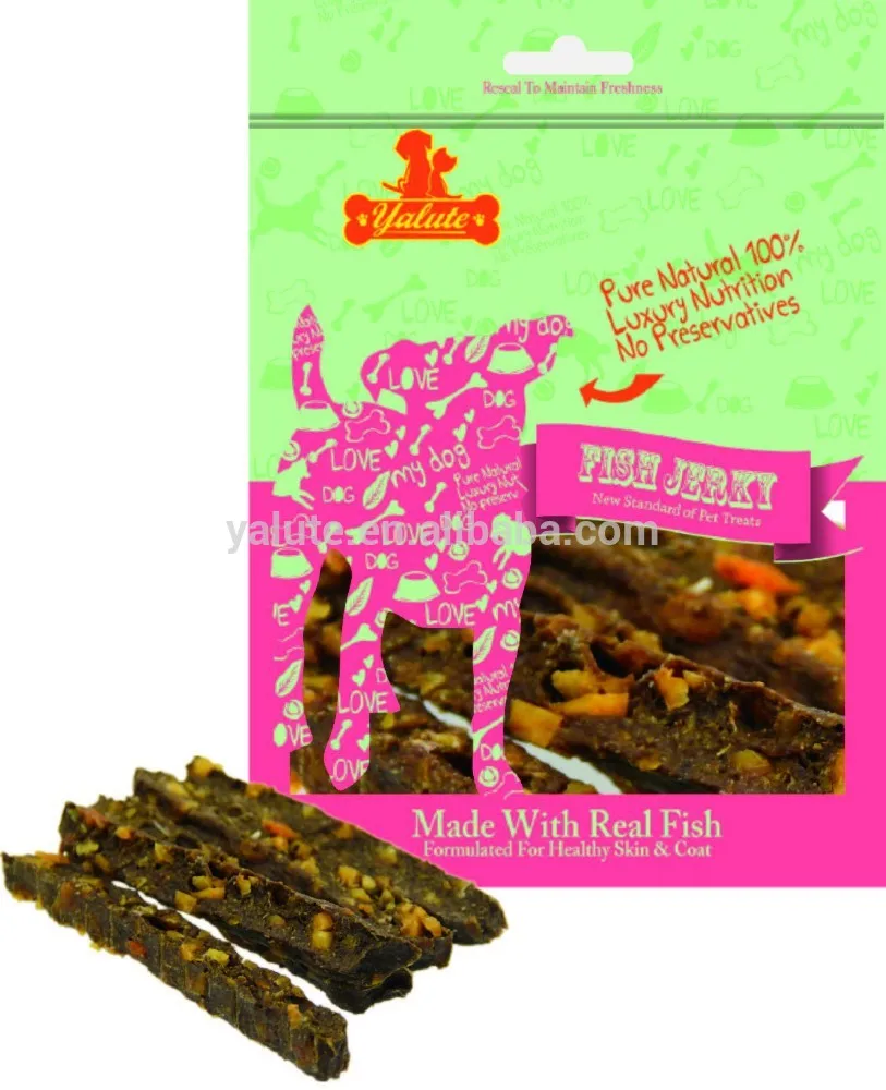 лосося и сладкий картофель полосы оптовая собака лечения