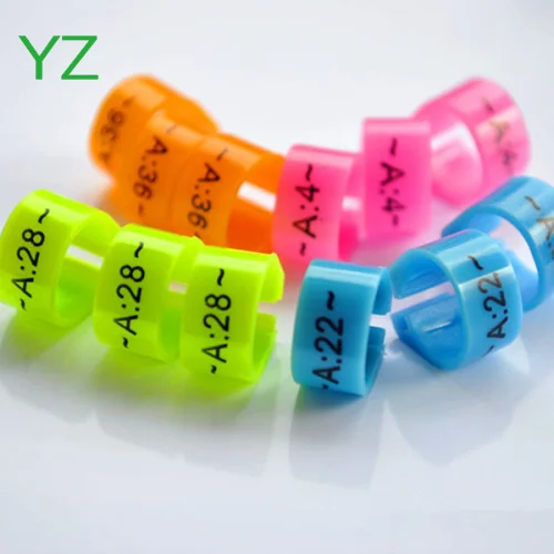 2015 Colorful Clip pigeon ring making by EXW price YZ factory