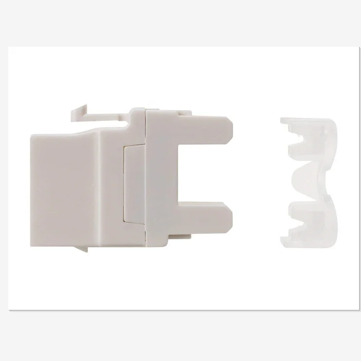 cat6A utp keystone jack 180 degree