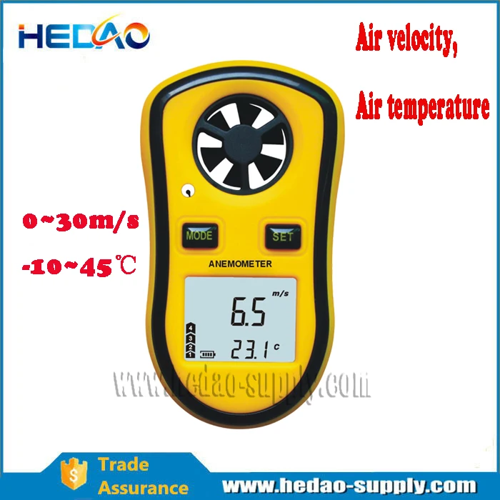 Лучшее качество цифровой анемометр скорость ветра метр