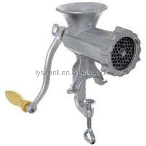 Handle operating meat mincer, Manual Meat Grinder 10# Spray painted surface