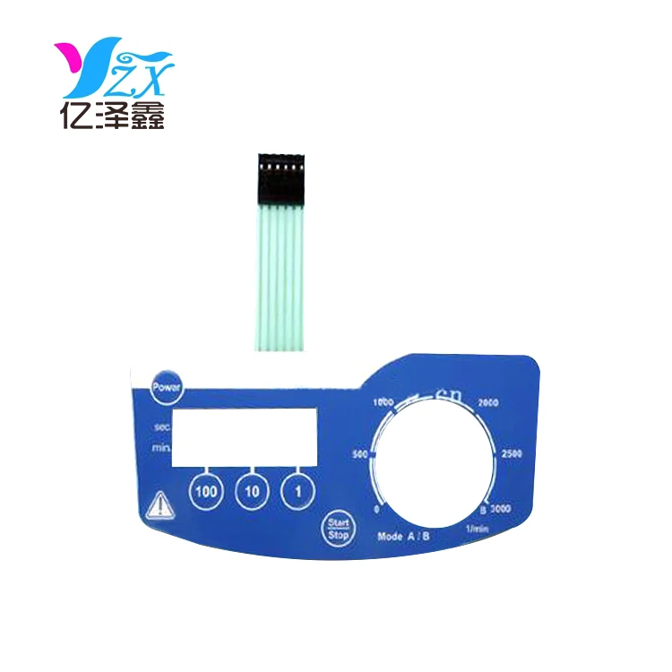 Factory directly made new design customized membrane switch keypad labels PC polycarbonate