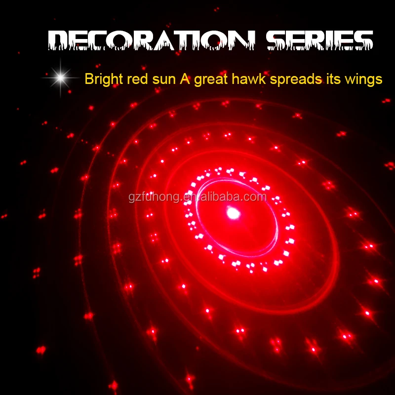 Newest logo changeable Motorcycle Anti Collision Rear end Car Tail Laser Light Projector