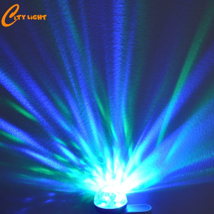USB Party Lights Mini Disco Ball,Led Small Magic Ball Sound Control DJ Stage Light