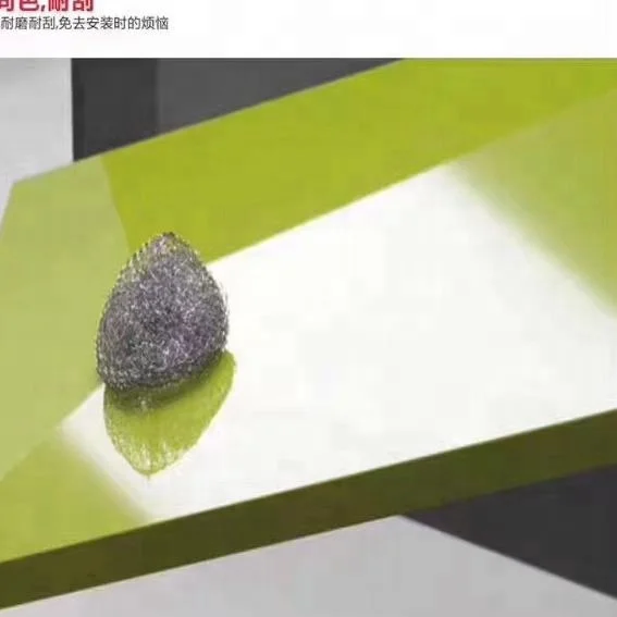 High Gloss 0.8mm White Green color PETG Sheets Mdf Board