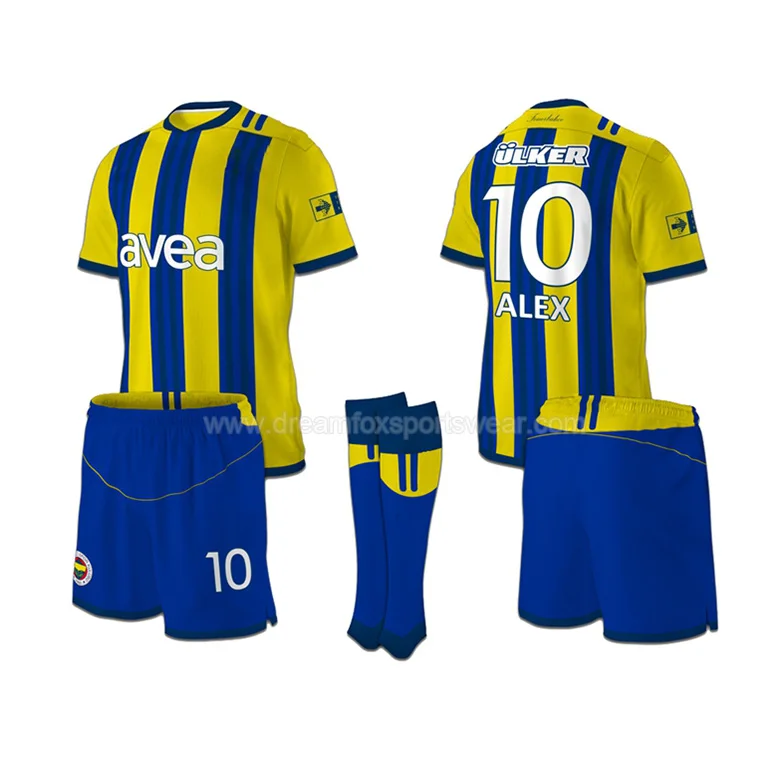 OEM service no limited sublimated thailand national team soccer jersey, jersey football model