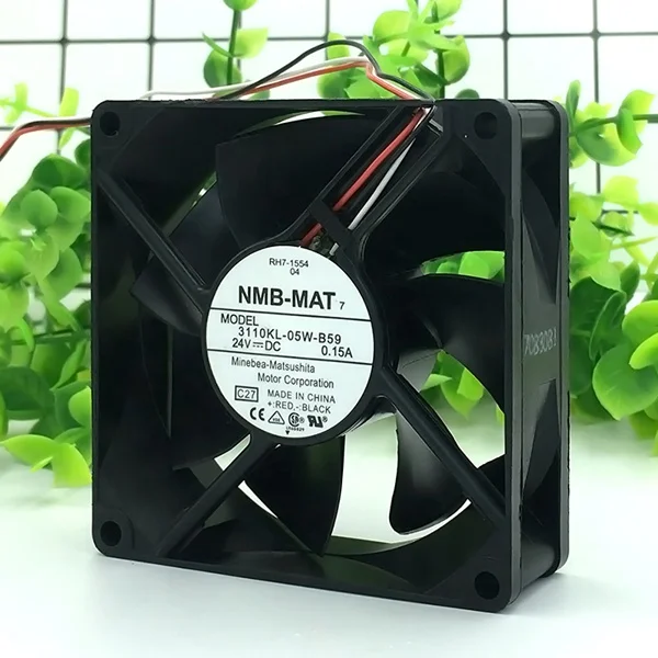 3110KL-05W-B59 24 В 0.15A 8 см 8025 двухшаровой инверторный охлаждающий вентилятор