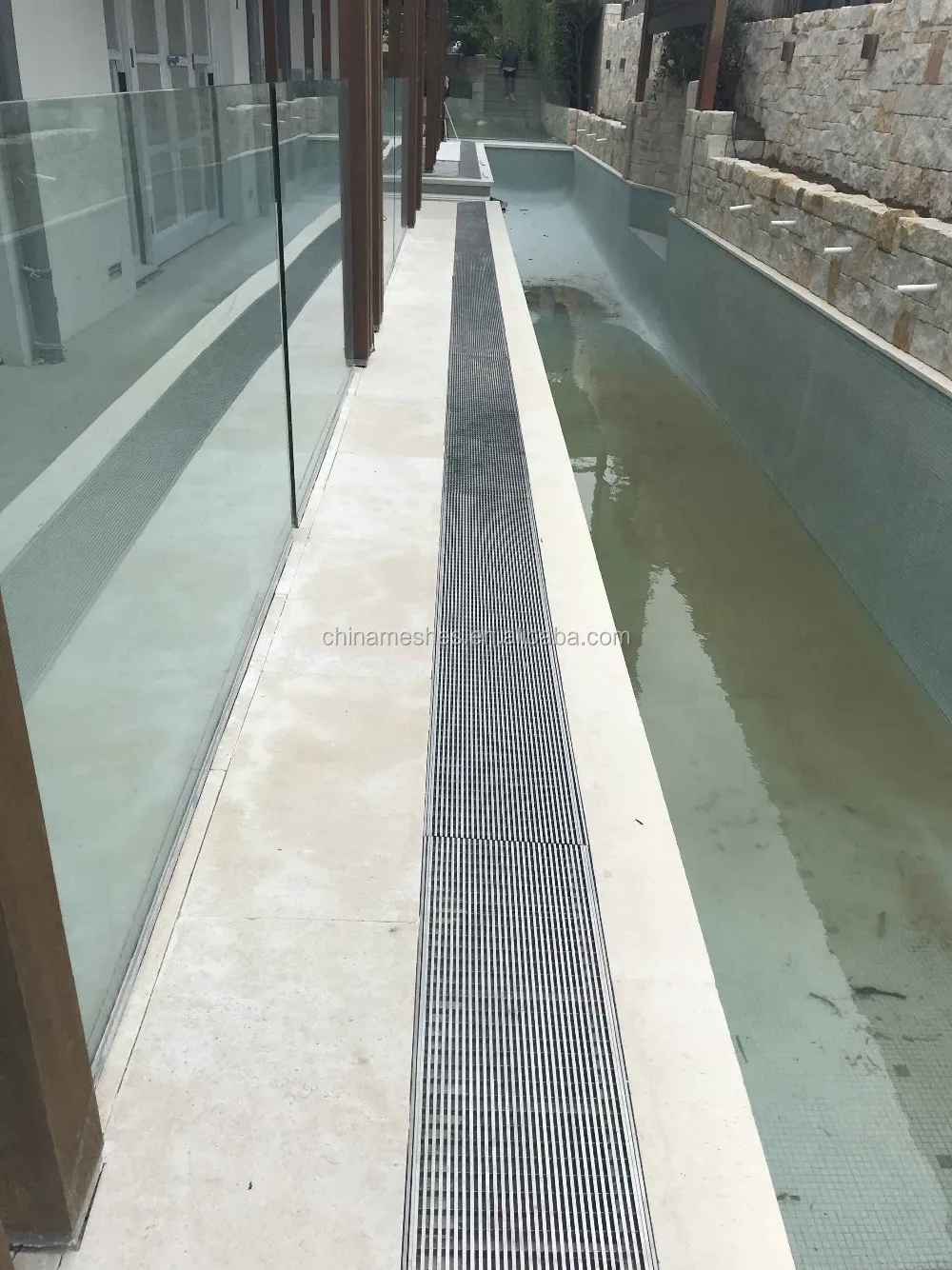 Material Stainless Steel 316 Linear Drain Grills