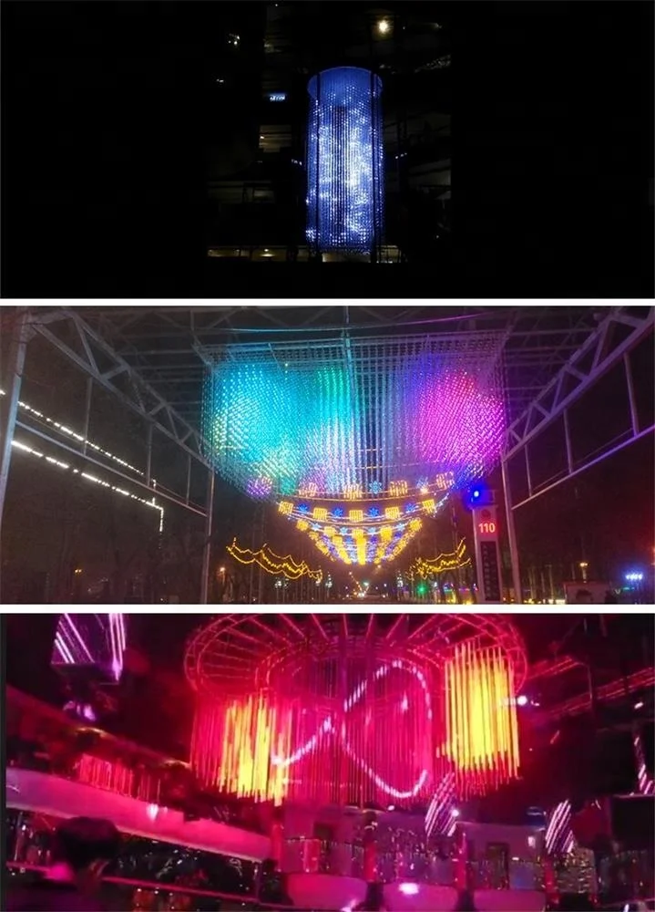 Outdoor Waterproof RGB 3D Christmas Pixel Led Magic Ball Light DC24V with