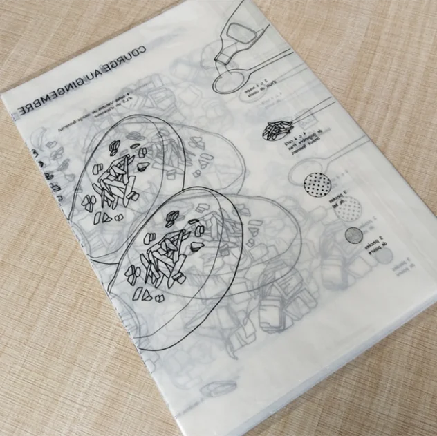 
Printed DIY Parchment Baking Paper 