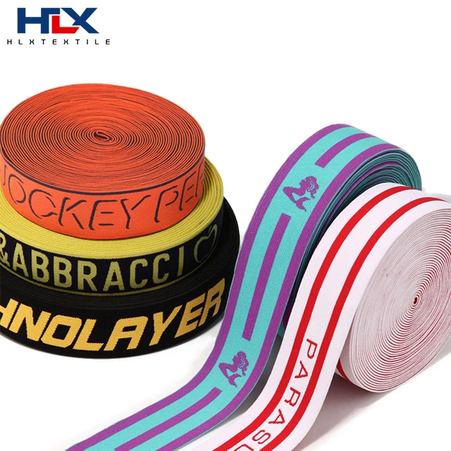 High Quality biodegradable elastic fabric Jacquard Elastic Waistband for Underwear