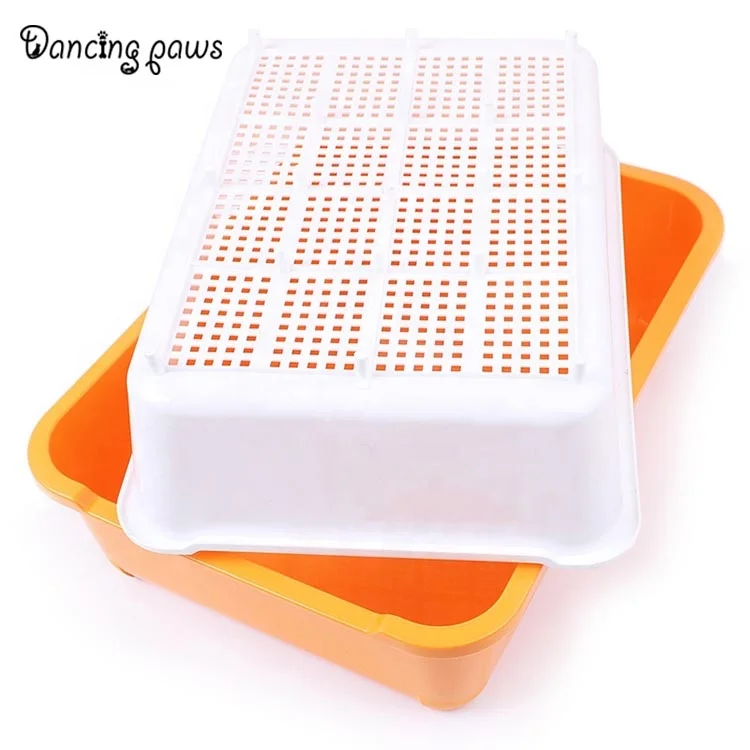 Hot selling double-deck plastic self cleaning cat litter box toilet with poop scoop ready to ship 10 pcs free shipping