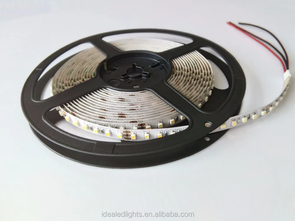 Color temperature adjustable cool white and pure white 12v SMD 2835 120leds cct LED strip light