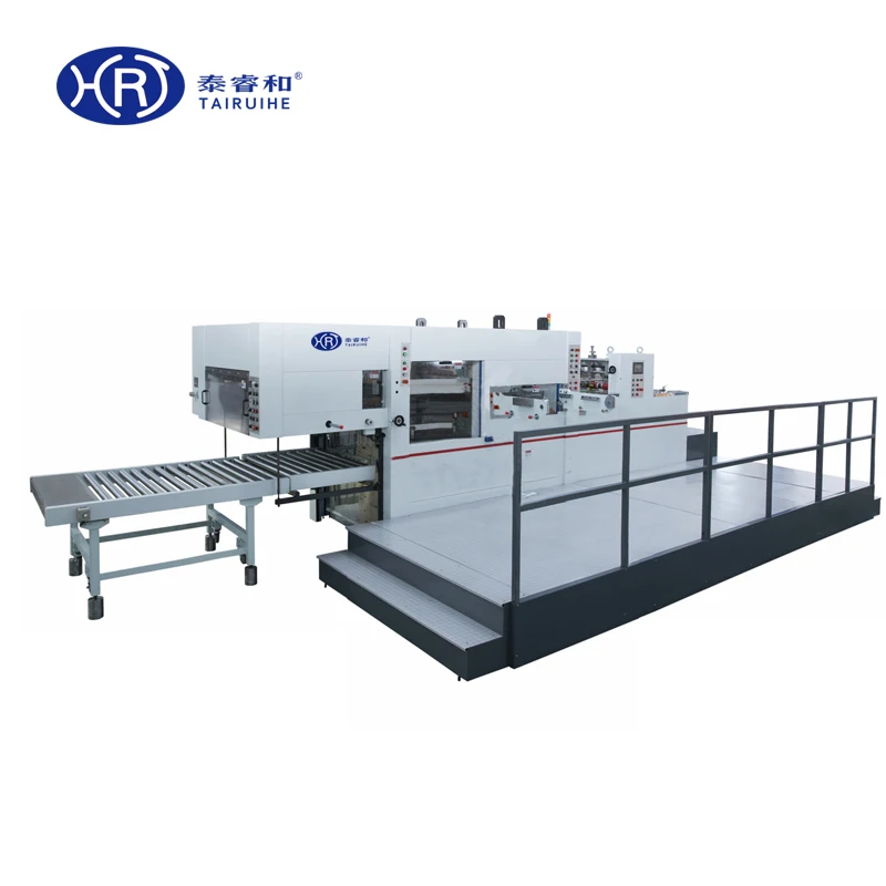 Automatic Corrugated Cardboard Box Corrugated Flute Box Making Machine Die Cutting Machine With Stripping