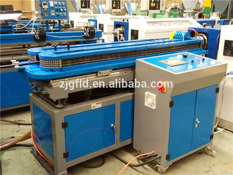 electrical wire conduit PP PE PVC corrugated pipe machine