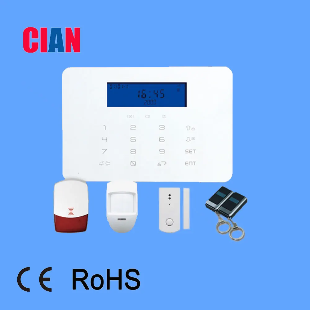 best selling portable wireless gsm & pstn alarm system for tablet