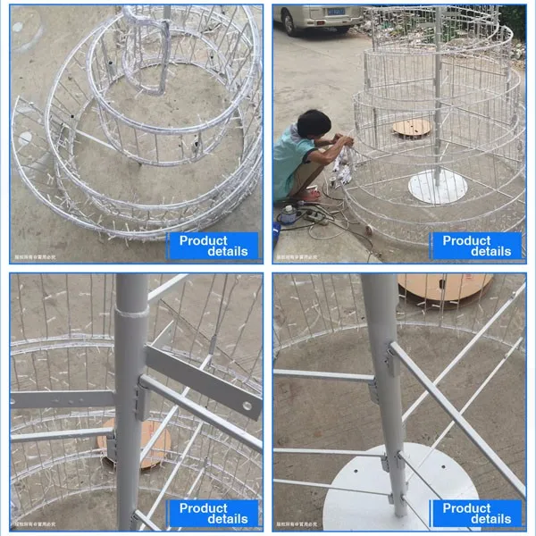 Christmas decoration outdoor string lights mountain king artificial christmas tree