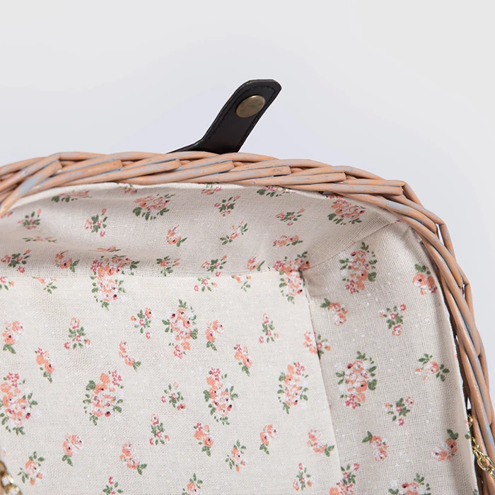 Wholesale Mini Empty Food Wicker Hamper Willow Picnic Baskets