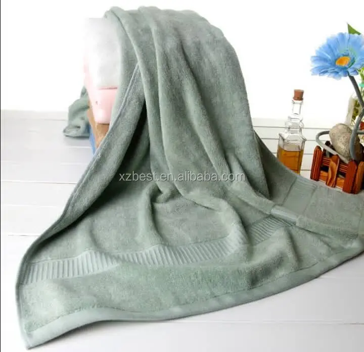 
 100% бамбуковое волокно добби банные полотенца  