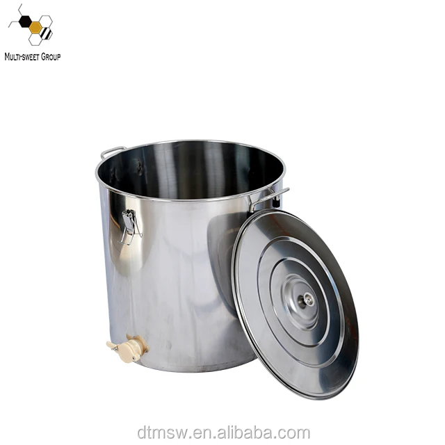 Контейнер для хранения меда из пищевой нержавеющей стали 25 кг 50 100
