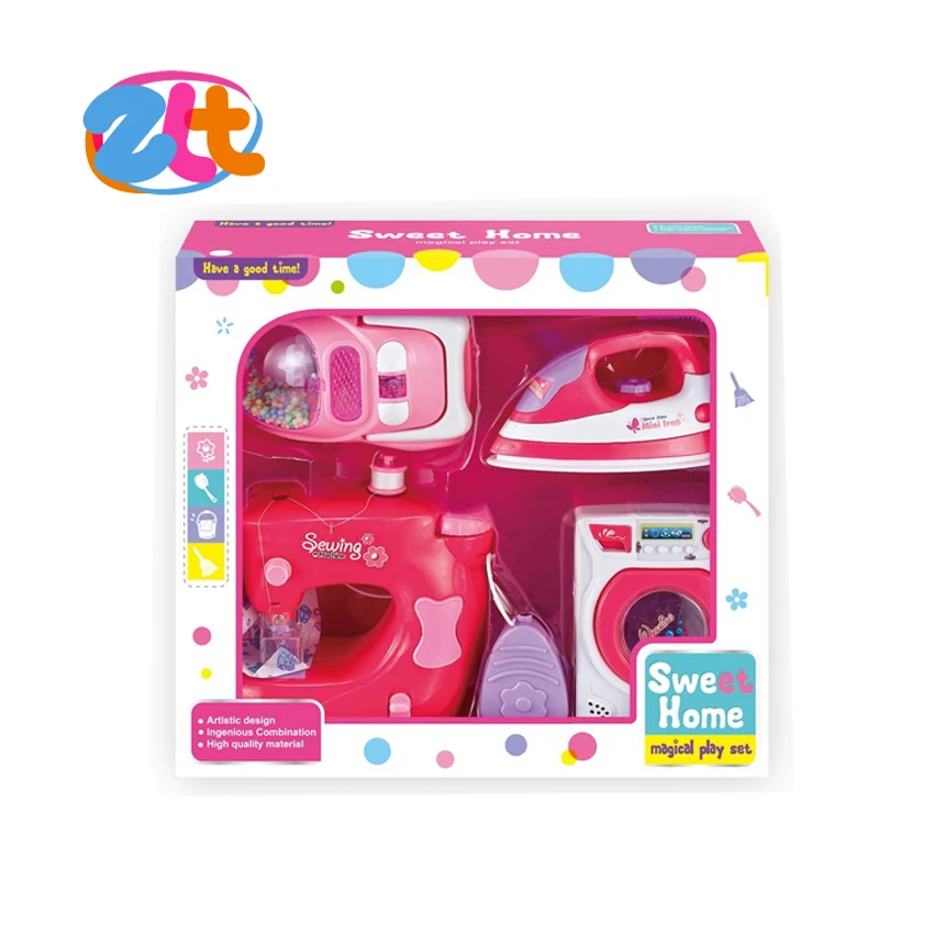 Plastic pretend play toy vacuum cleaner for kids