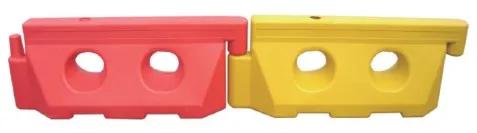 Temporary 1M Height Plastic Traffic Foldable Water Filled Barrier