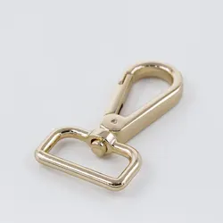 1 Inch Metal Buckle Guangzhou Manufacture Bag Parts Fitting Metal Snap D Ring Hook For Sling Bag