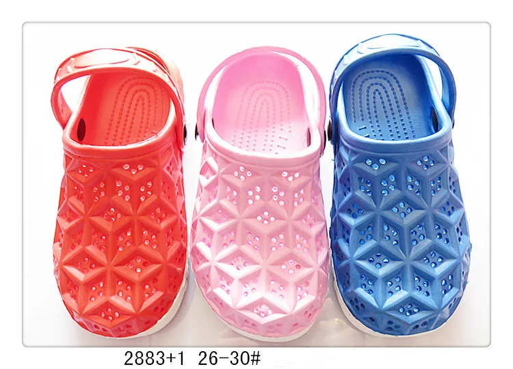 Injection Eva clog kids Outsole Material and outdoor Garden USE Safety Baby Shoes