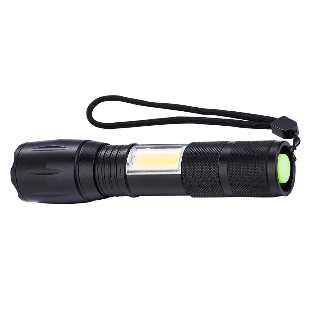
Tactical Lamp 10w 300lm Adjustable Focus Zoomable Torch Light 3 Modes Handheld Mini LED Flashlight 