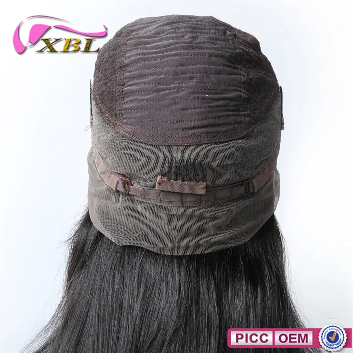 XBL New Arrival 360 Lace Silky Straight Human Hair Lace Front Wig Real Human mink brazilian vrigin hair wig for baby hair