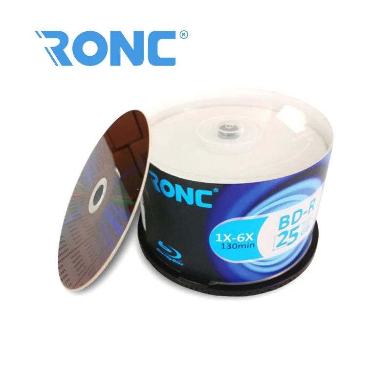 1000 шт. moq Blue Ray диск печати Blu-Ray пустой BD-R 50 ГБ