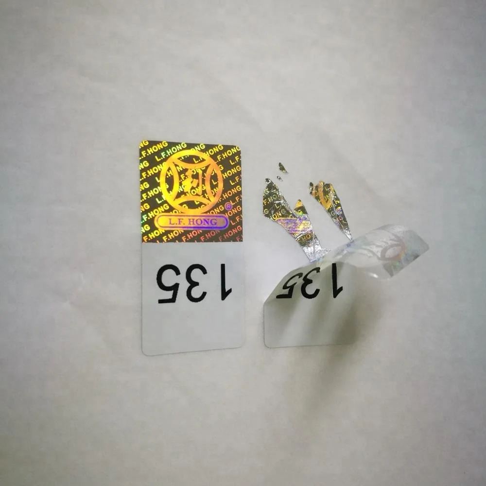 VOID tamper proof seal hologram sticker
