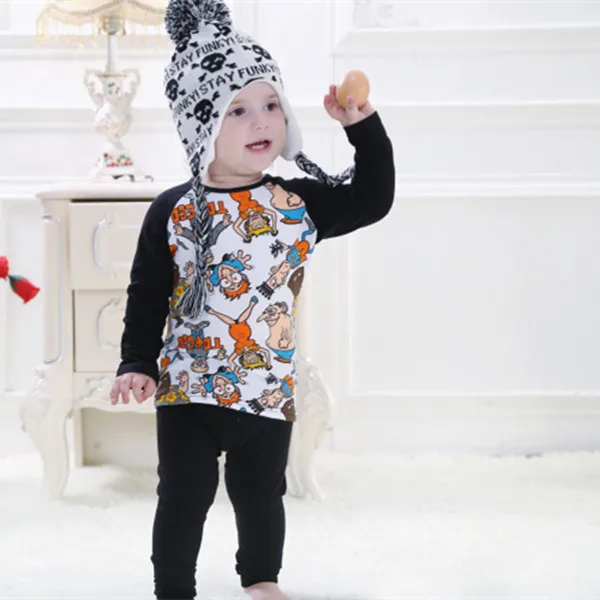 Прохладный шаблон черепа детские трикотажные шапки пом о лучших на осень мода унисекс вязание шляпы с