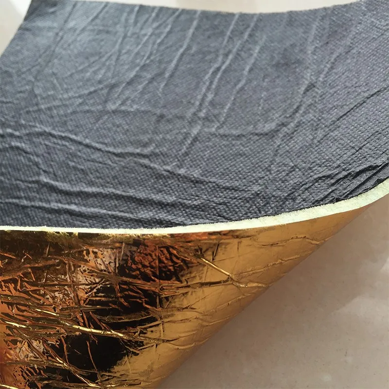 YJ polyurethane foam laminate 4mm underlayment with waterproof membrane