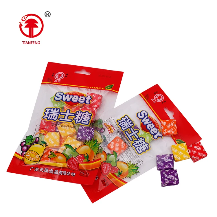 Swiss sugar fruit candy and sweets halal sweet swiss candy sugus sugar for bag packing