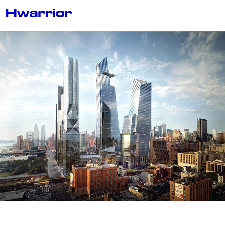 
Building Exterior Facade Glazing Architectural Glass Curtain Walls 