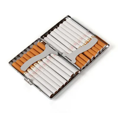 Металлический портсигар с пользовательским логотипом оптом