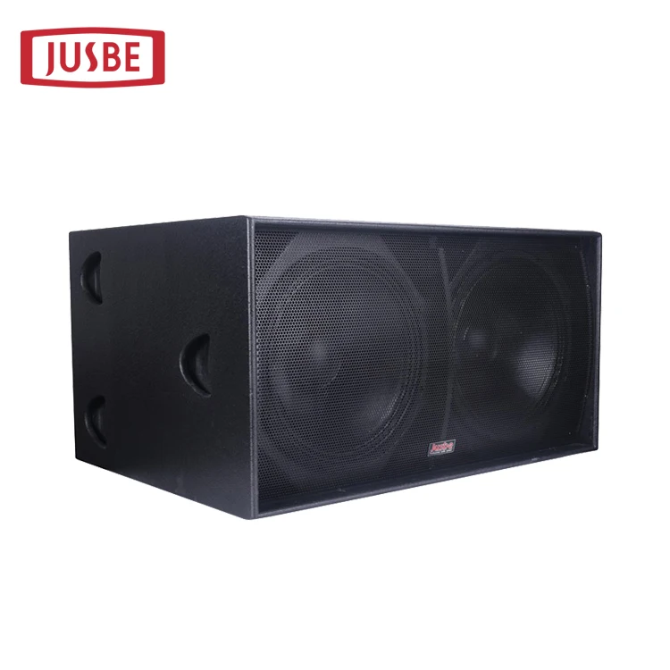 S218 Professional stage dual 18 inch subwoofer speaker box price dj bass speakers