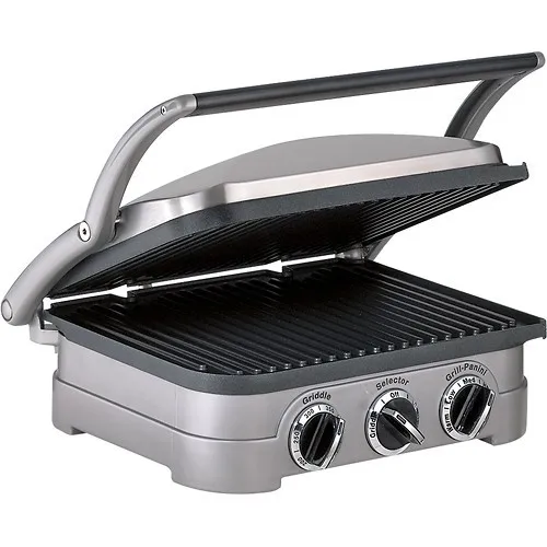 New design Stainless Steel Panini Grill Maker for Bread