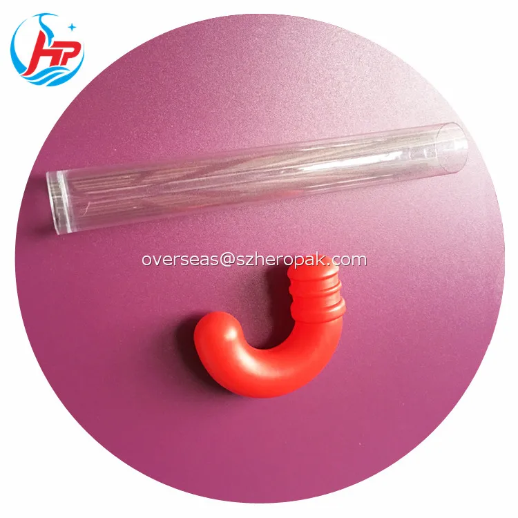 Christmas plastic candy tube with red cane