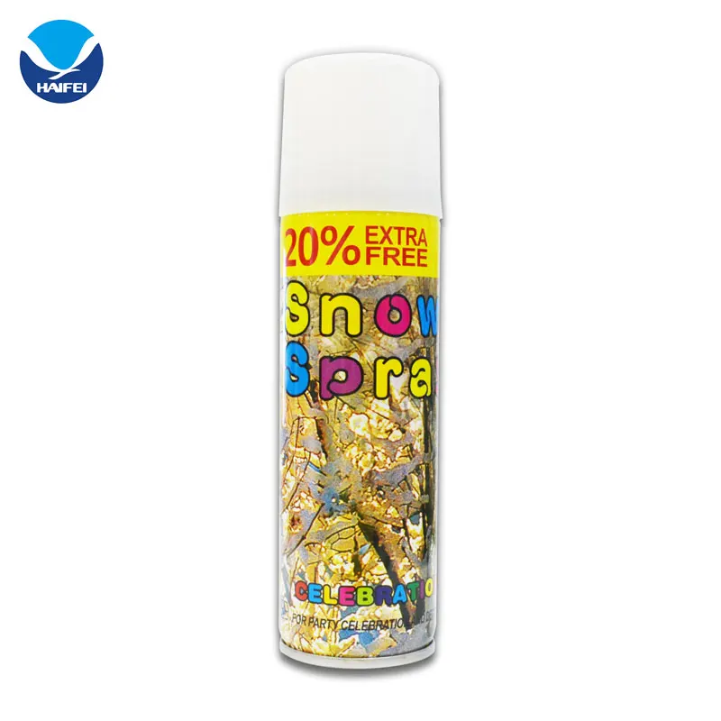 250ml Party Spray for Christmas Party Decoration Colorful Wedding Snow Spray